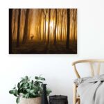Quadri tela canvas luce nel bosco
