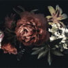 Carta Da Parati Bouquet Vintage Con Peonie