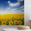 Carta Da Parati Campo Di Girasoli In Fiore