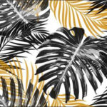 Carta Da Parati Foglie Di Monstera