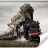 Carta Da Parati Locomotiva D'epoca In Movimento