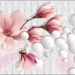 Carta Da Parati Magnolia Colorata