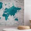 Carta Da Parati Mappa Del Mondo
