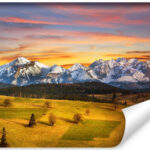 Carta Da Parati Monti Tatra Al Tramonto