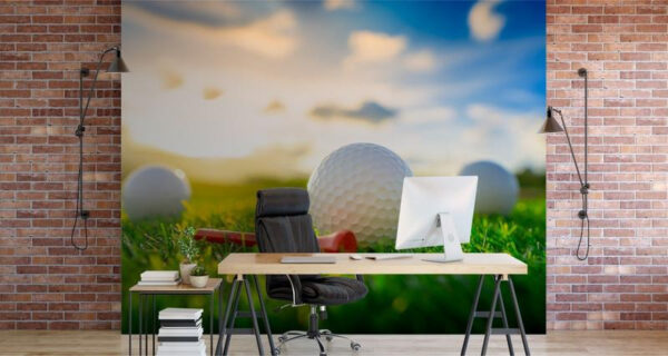 Carta Da Parati Palline Da Golf 3D