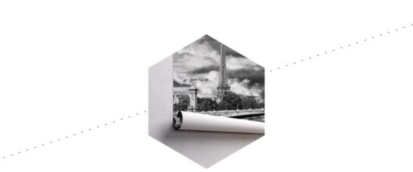 Carta Da Parati Parigi In Bianco E Nero
