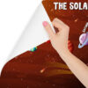 Carta Da Parati Sistema Solare Arancione