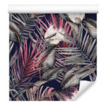 Sfondo Belle Piante Su Uno Sfondo Scuro