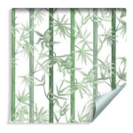 Sfondo Bellissimo Bambù Verde