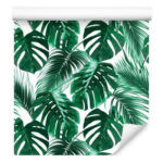 Sfondo Foglie Di Palma E Monstera
