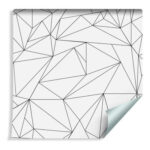 Sfondo Motivo Geometrico In Bianco E Nero
