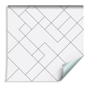 Sfondo Motivo Geometrico In Bianco E Nero