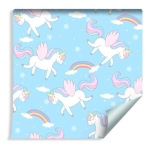 Sfondo Per Bambini - Adorabile Unicorno - Pegasi