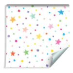 Sfondo Per Bambini - Stelle Punteggiate Colorate