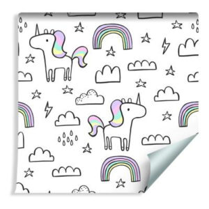 Sfondo Per I Bambini - Unicorni Arcobaleno