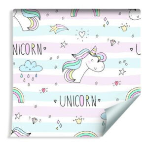 Sfondo Per I Bambini: Unicorni, Nuvole E Arcobaleni