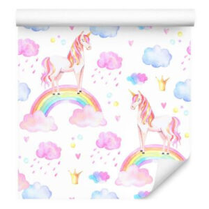 Sfondo Per Ragazze Unicorni Arcobaleno Pastello