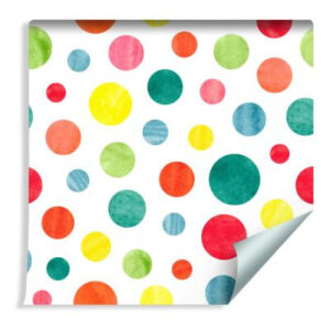 Sfondo Puntini Colorati Dipinti Con Acquerello