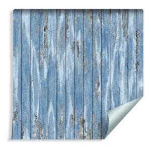Sfondo Tavole Di Legno Blu In Stile Vintage